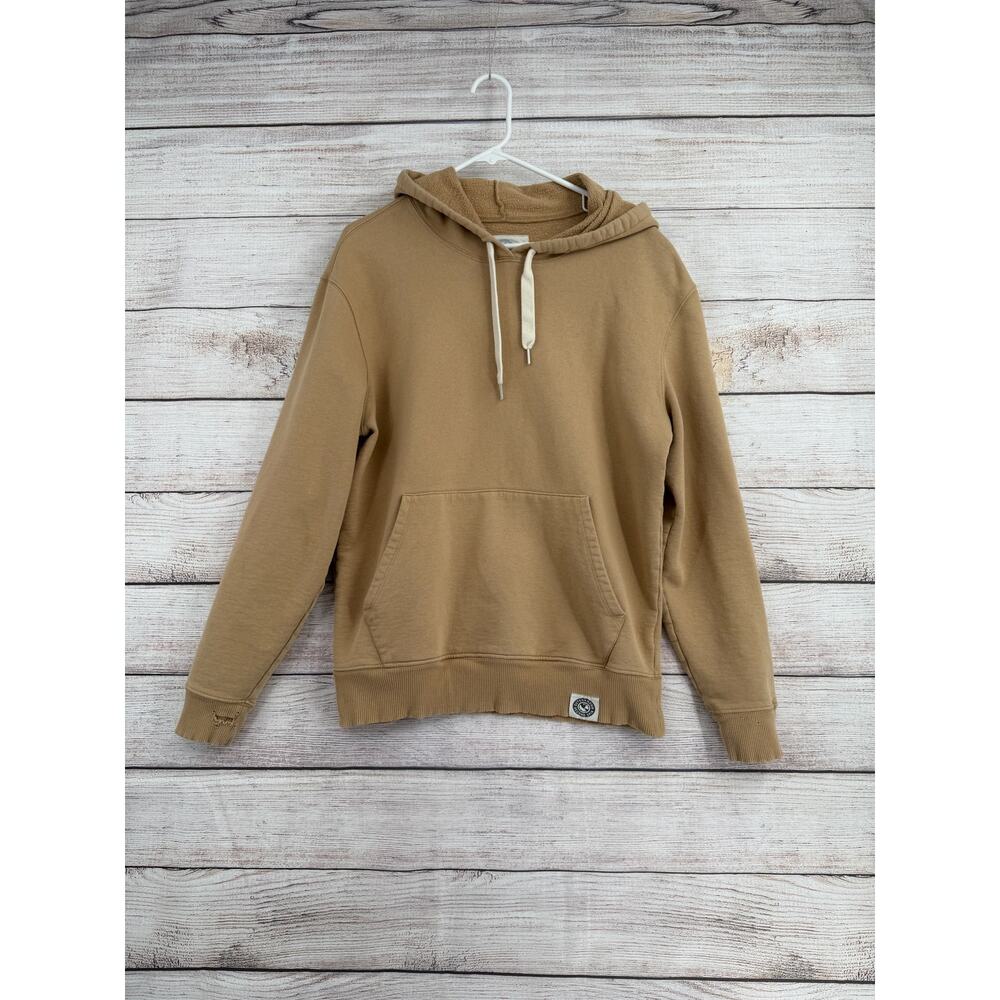Outerknown Second Spin Organic Cotton Hoodie Sweatshirt Mens Medium Tan
